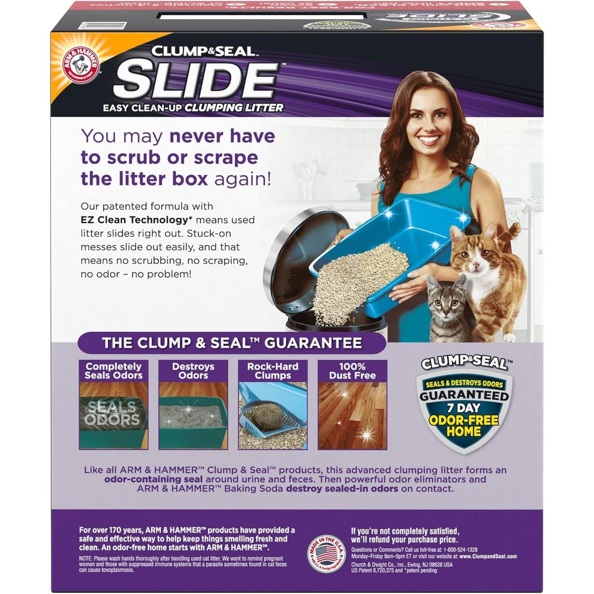 🐈‍⬛ Anti-Odor Power Slide Platinum Cat Litter ✨ 37 Lb Pets Paradise Pet Supplies