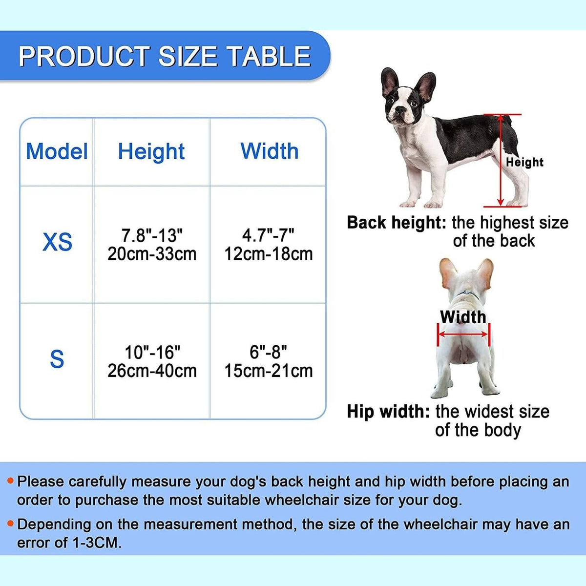 🐶 Sturdy Dual-Wheel Back Leg Dog Wheelchair ♿ Blue / X-Small Pets Paradise Pet Supplies
