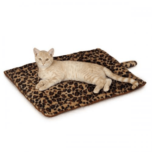 🐾 Cozy ThermaPet Leopard Warming Cat Mat 🐆