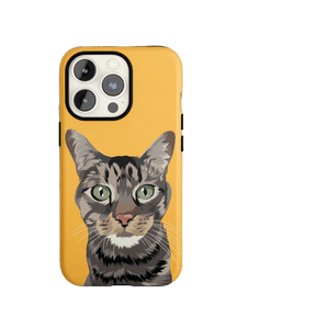 🐾 Custom Drawn Cat Portrait Phone Case 📱