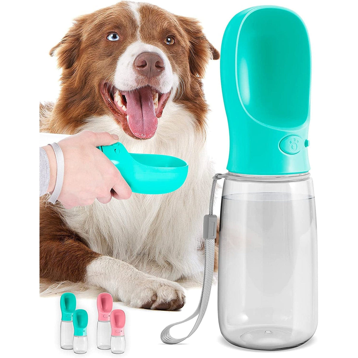 🐶 MalsiPree 19oz Portable Dog Water Bottle 🥤 Blue / 19Oz Pets Paradise Pet Supplies