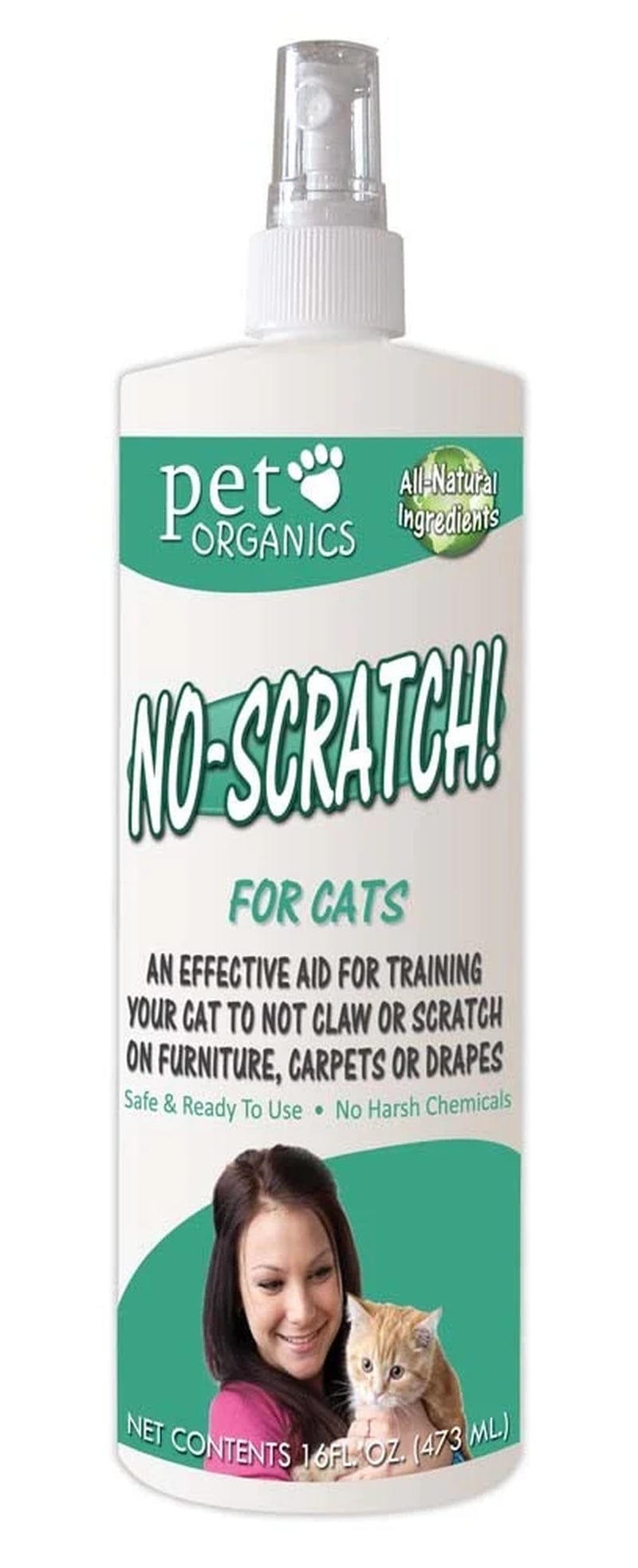 No Scratch Spray for Cats 1Ea/16 Fl Oz
