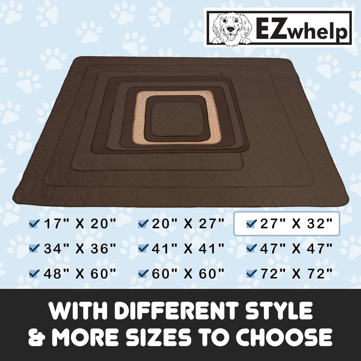 🐕 Say Bye to Accidents & Hello EZ Dog Pee Pads 🧻 27X32 Inch Pets Paradise Pet Supplies